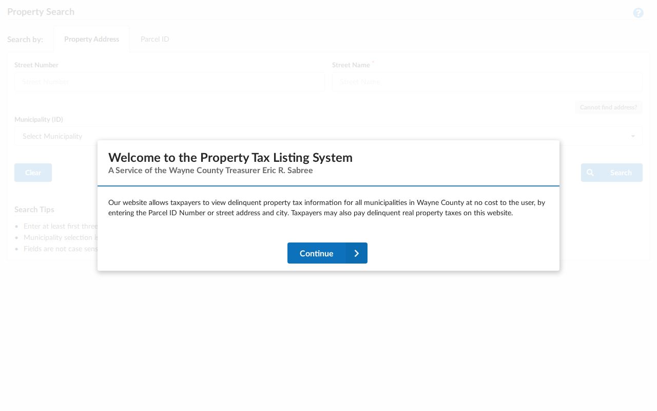 Allen Park residents directory Wayne County tax search